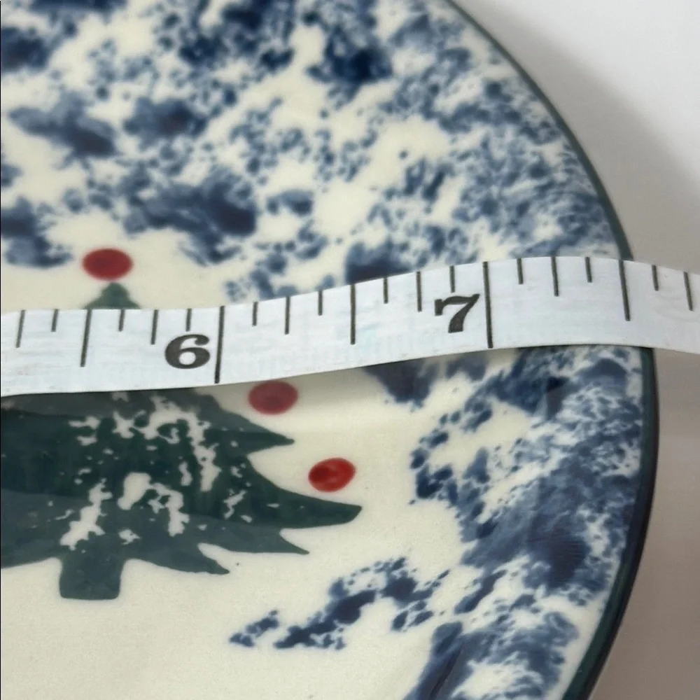 Cabin In the‎ Snow by Tienshan Salad Plate